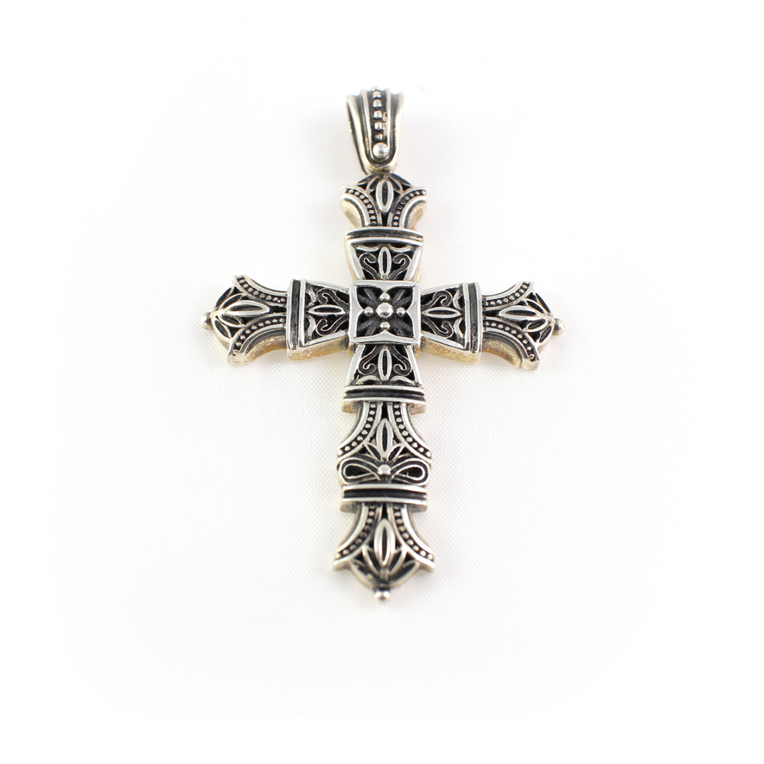 Byzantine Silver Cross - Yianni Jewelry