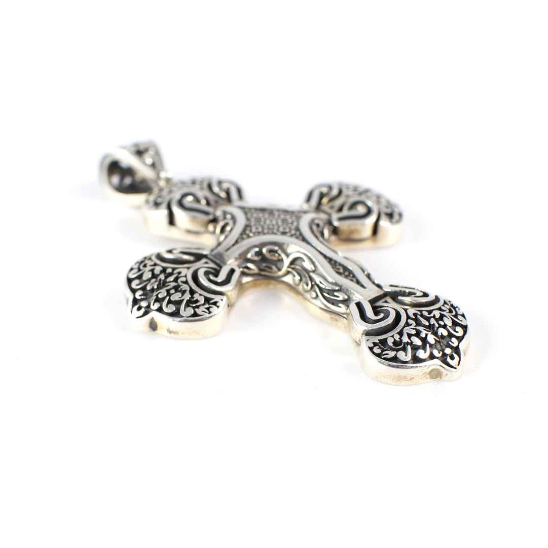 Sterling Silver Byzantine Cross - Yianni Jewelry