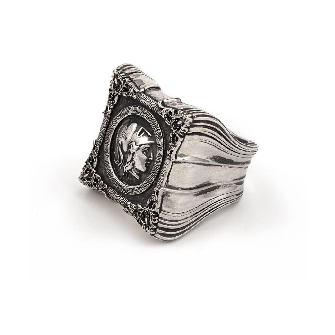 Goddess Athena Ring - 925 Sterling Silver