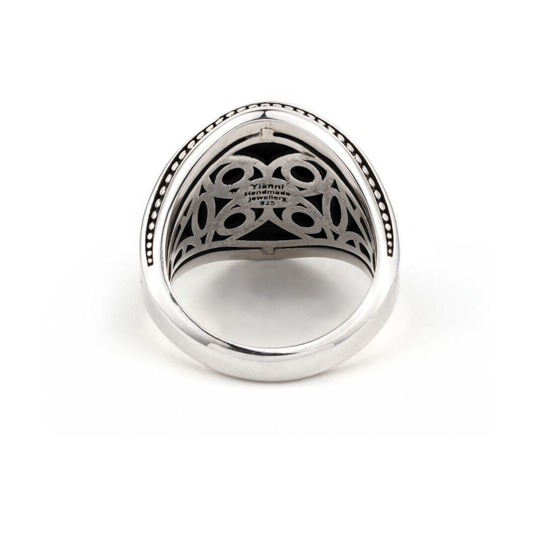 Lion’s Head Ring Sterling Silver- Yianni Jewelry