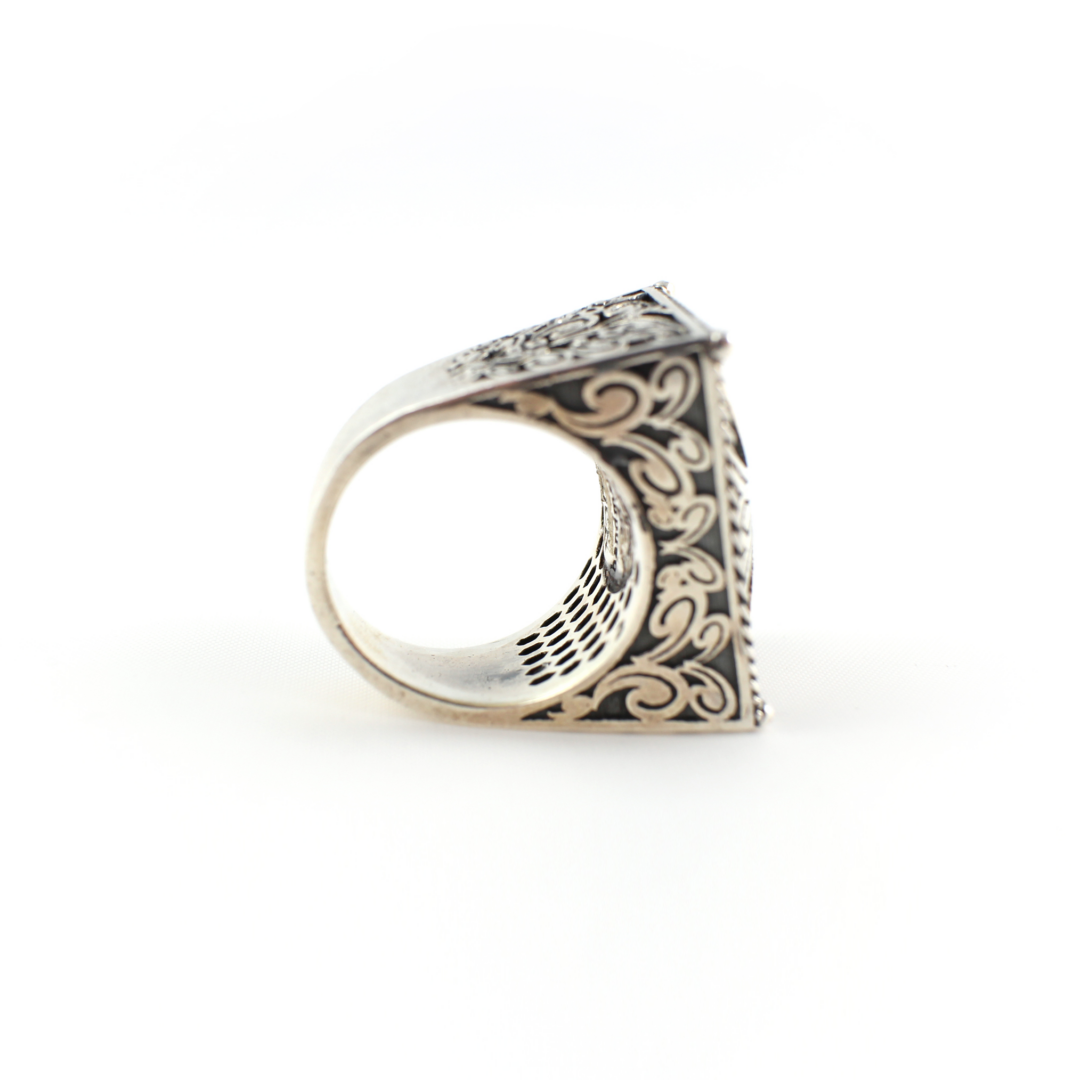 Byzantine Cross Ring Theodora - Yianni Jewelry