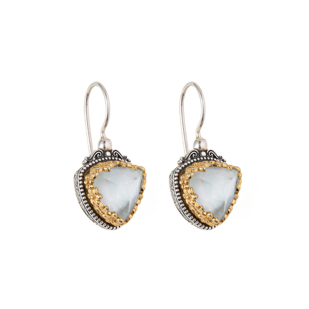 Gerochristo - Iris Earrings with Mother of Pearl Gemstone