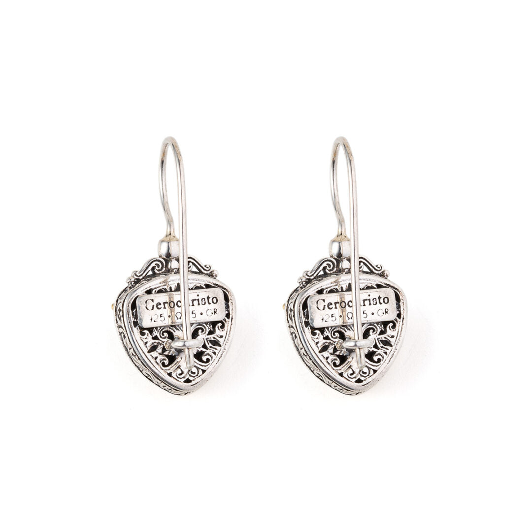 Gerochristo - Iris Earrings with Mother of Pearl Gemstone