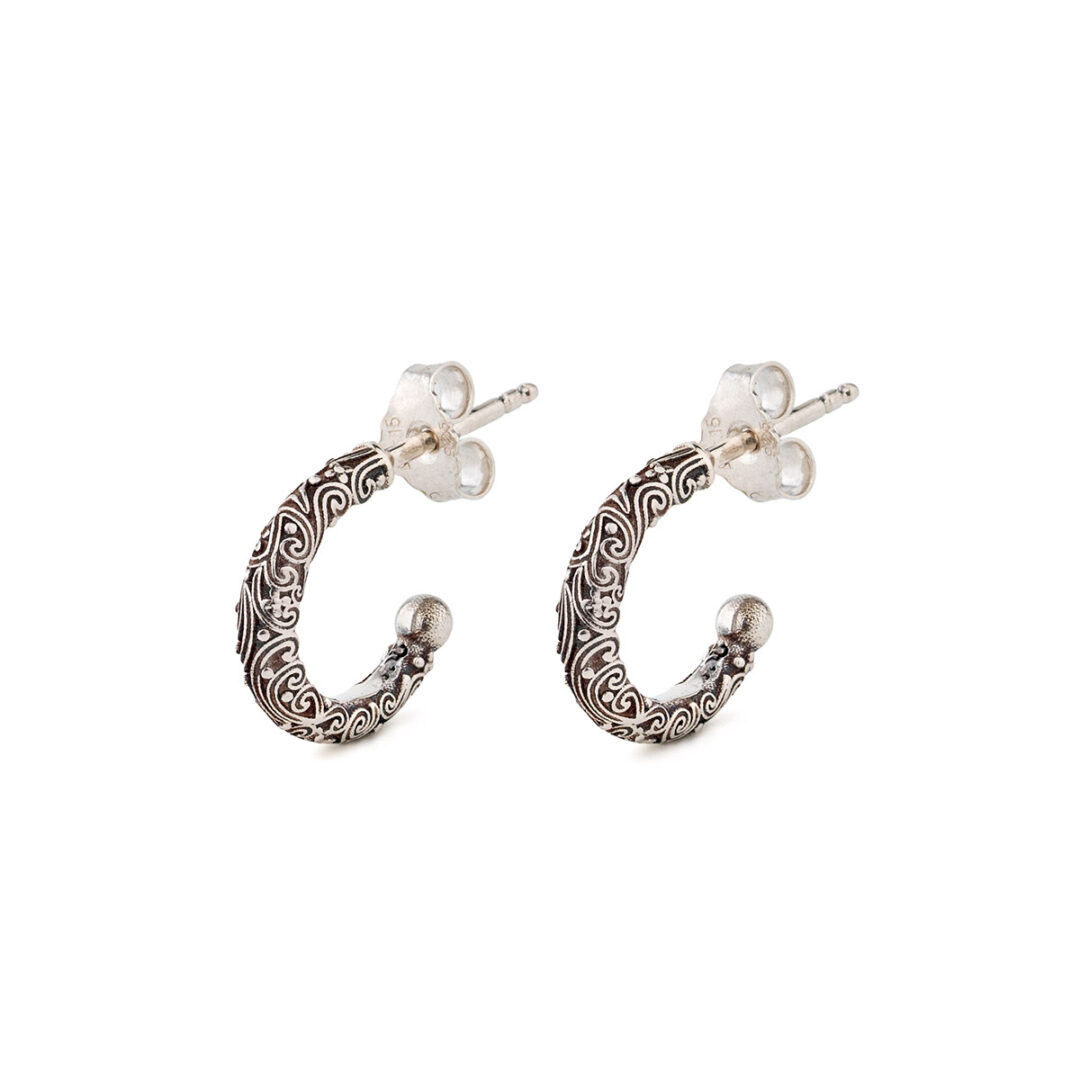 Gerochristo - Mini Hoops Earrings in Sterling Silver