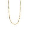 Paperclip Chain Necklace - Stainless Steel — Gold