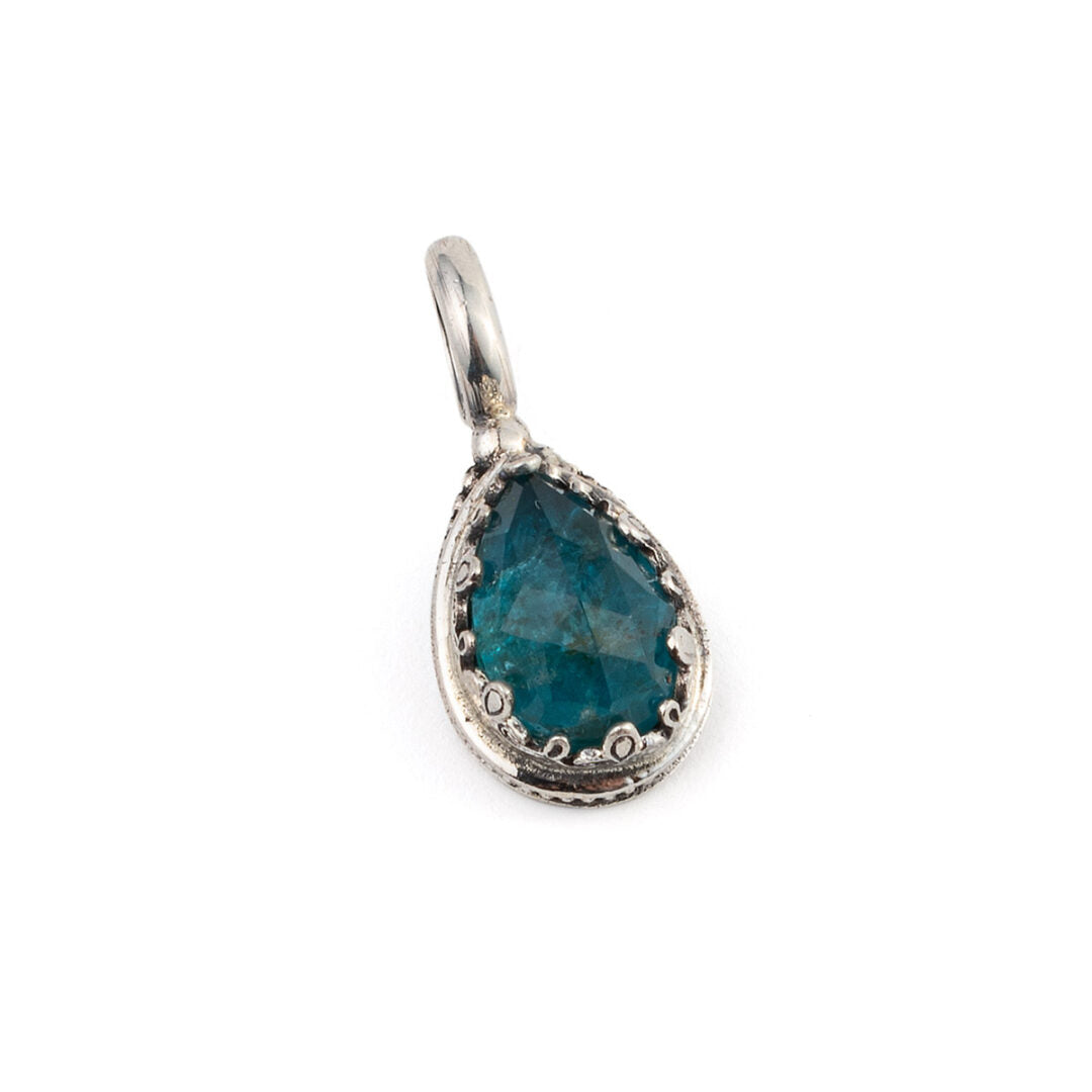 Gerochristo - Aegean colors pendant with Gemstone