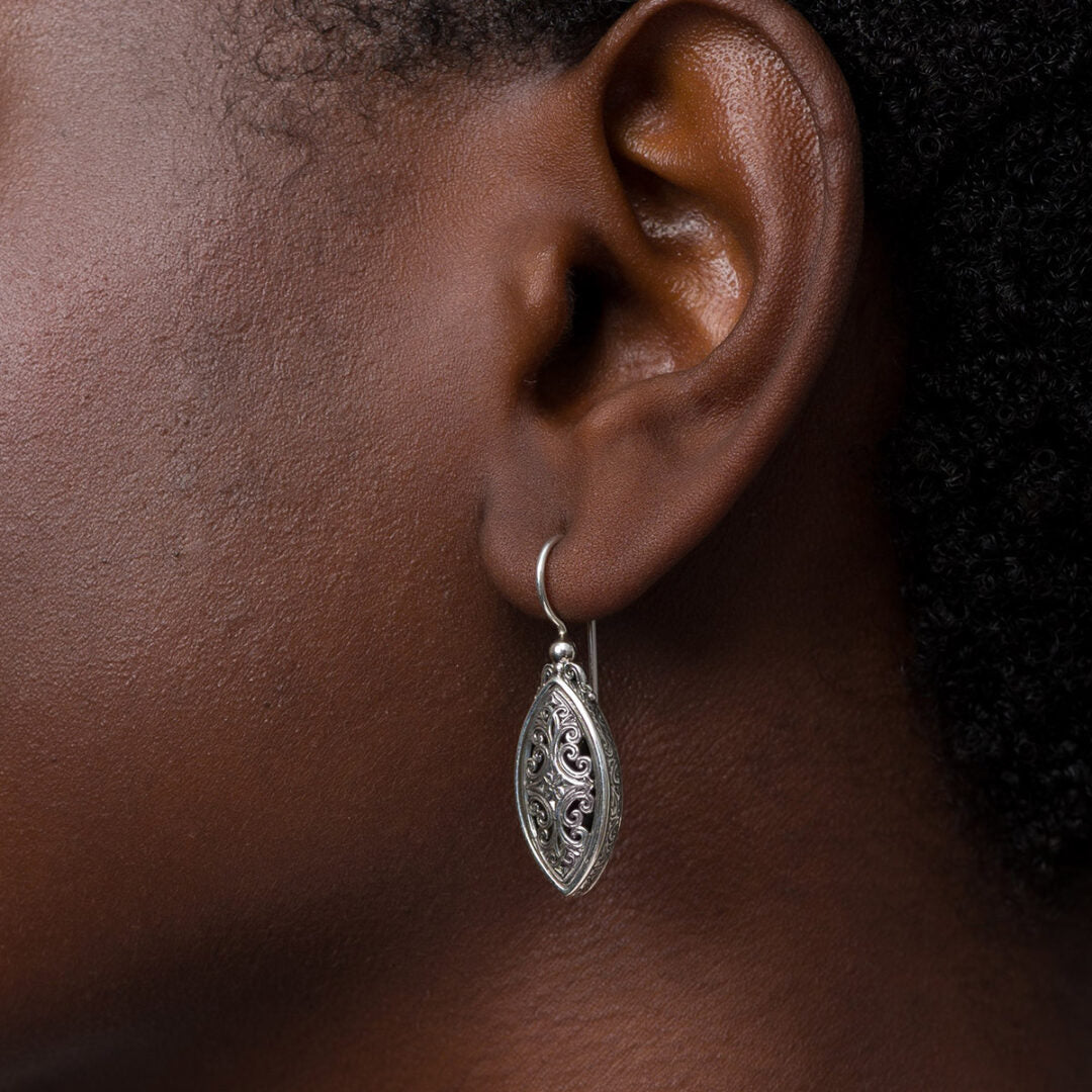 Gerochristo - Mediterranean earrings in 925 Sterling Silver