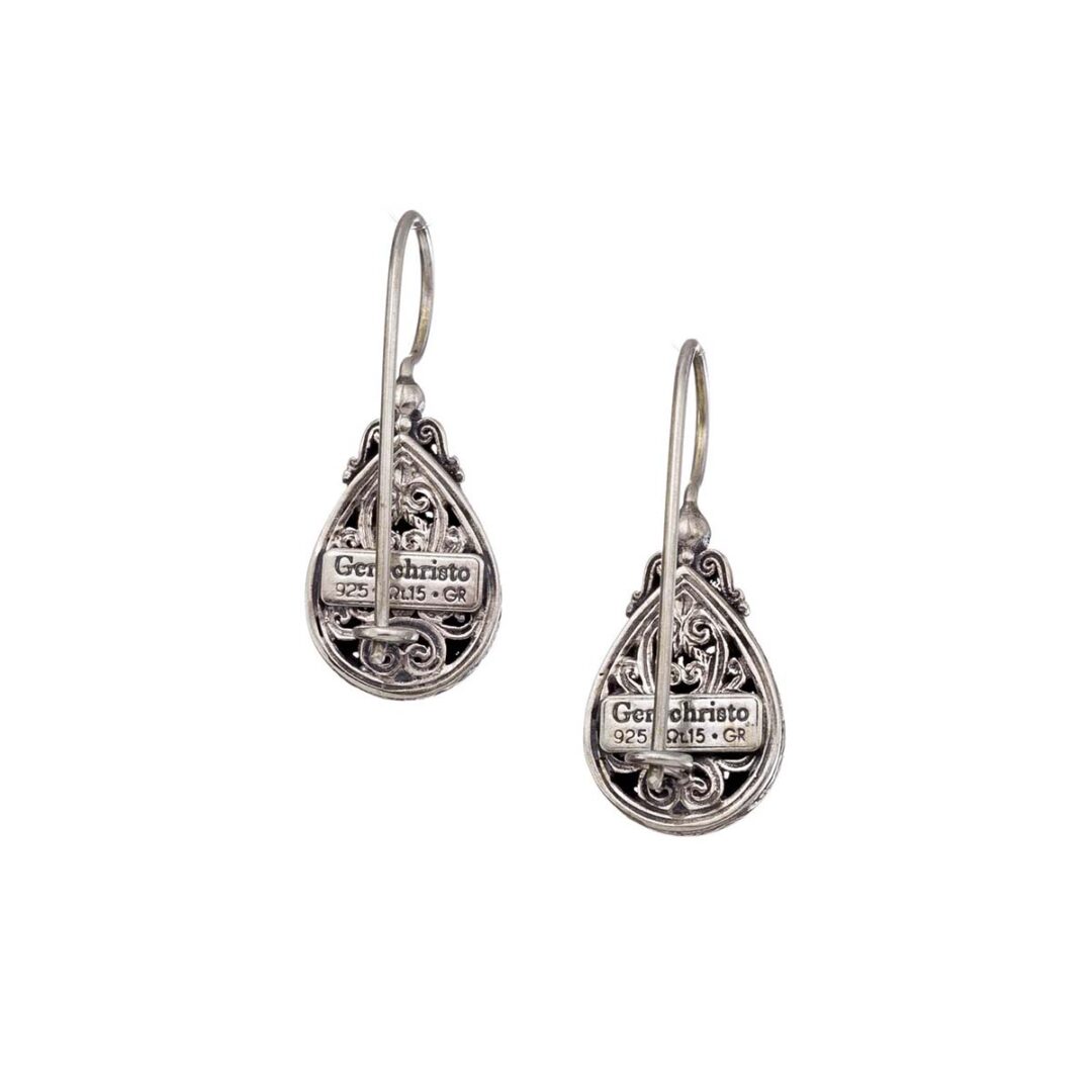 Gerochristo - Mediterranean drop earrings in 925 Sterling Silver