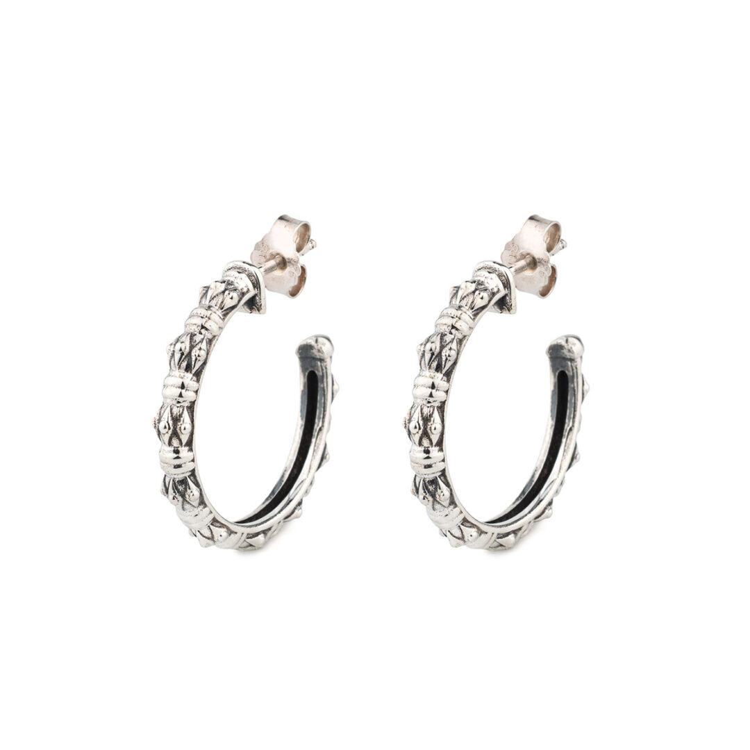 Gerochristo - Kassandra Hoops in Sterling silver