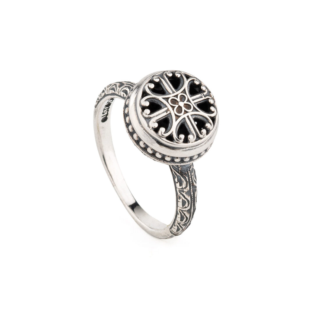Gerochristo - Roxana Round Ring in Sterling Silver