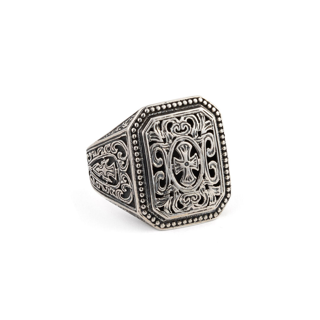 Gerochristo – Patmos Ring in Sterling Silver