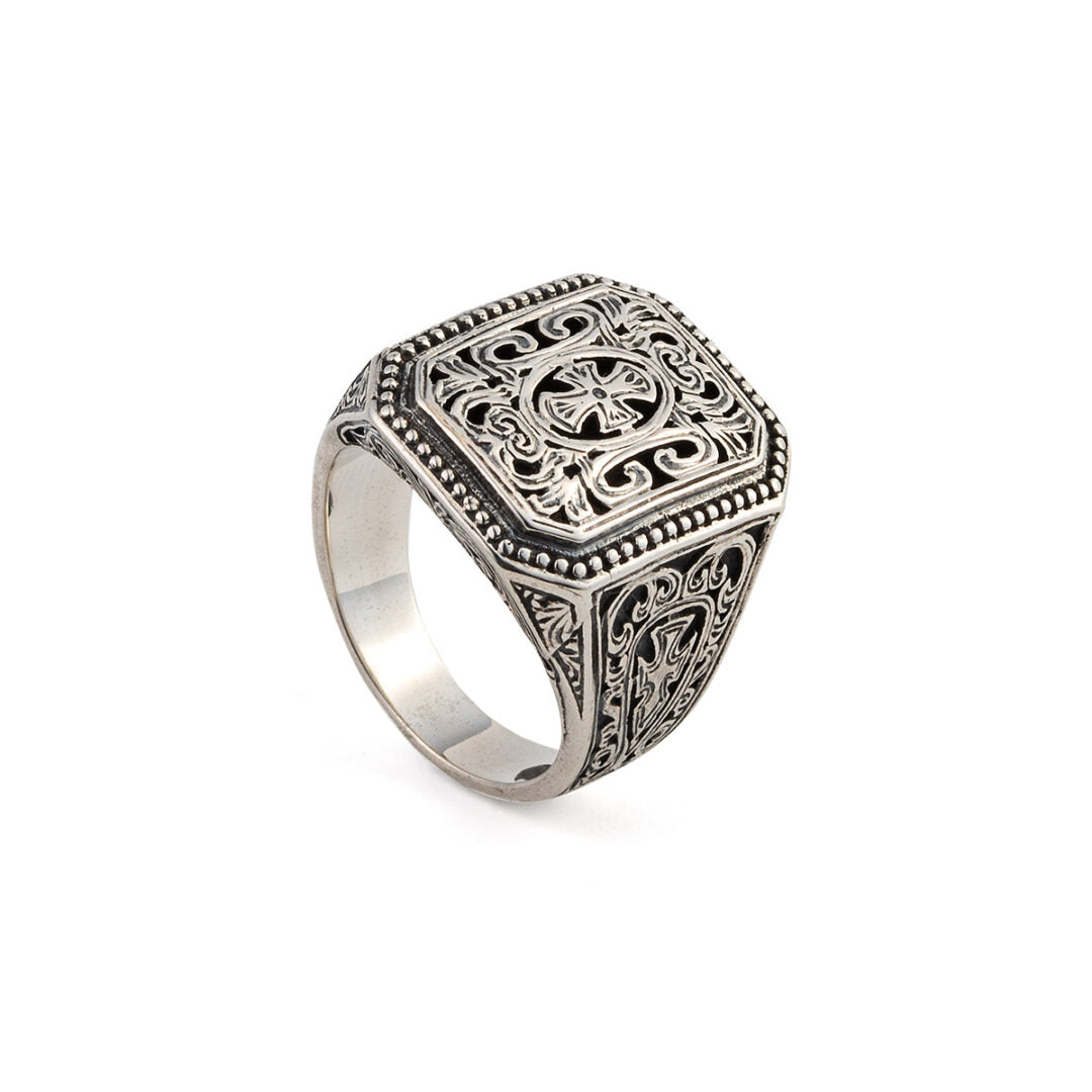 Gerochristo – Patmos Ring in Sterling Silver