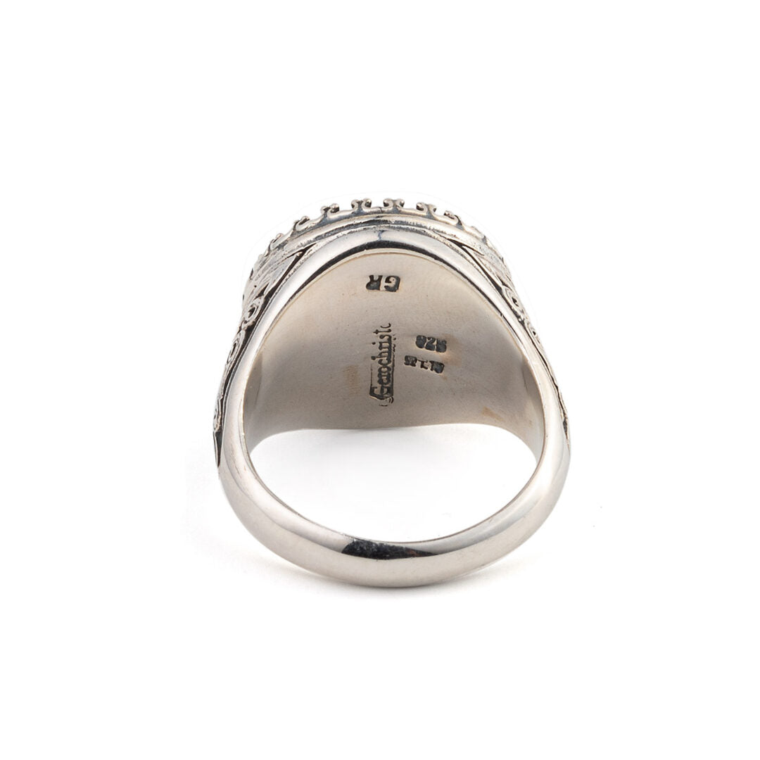 Gerochristo – Medusa Men’s ring in sterling silver