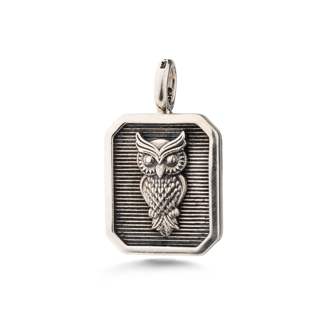 Gerochristo - Wisdom Owl Talisman Pendant Sterling Silver