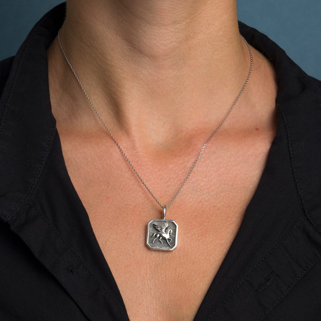 Gerochristo - Pegasus Pendant - 925 Sterling Silver