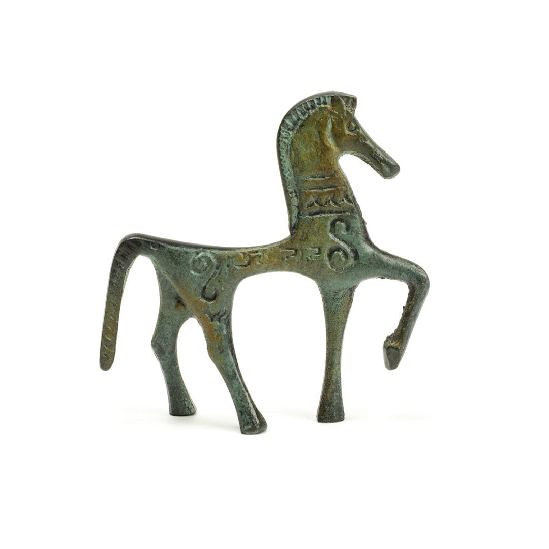 Ancient Greek Horse Geometric Era - Bronze Sculpture
