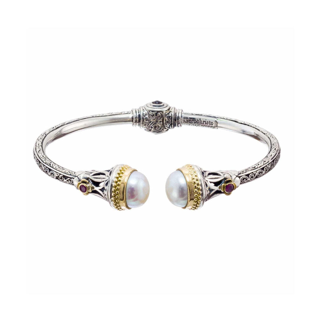 Gerochristo - Santorini Bracelet in 18K Gold and Sterling Silver