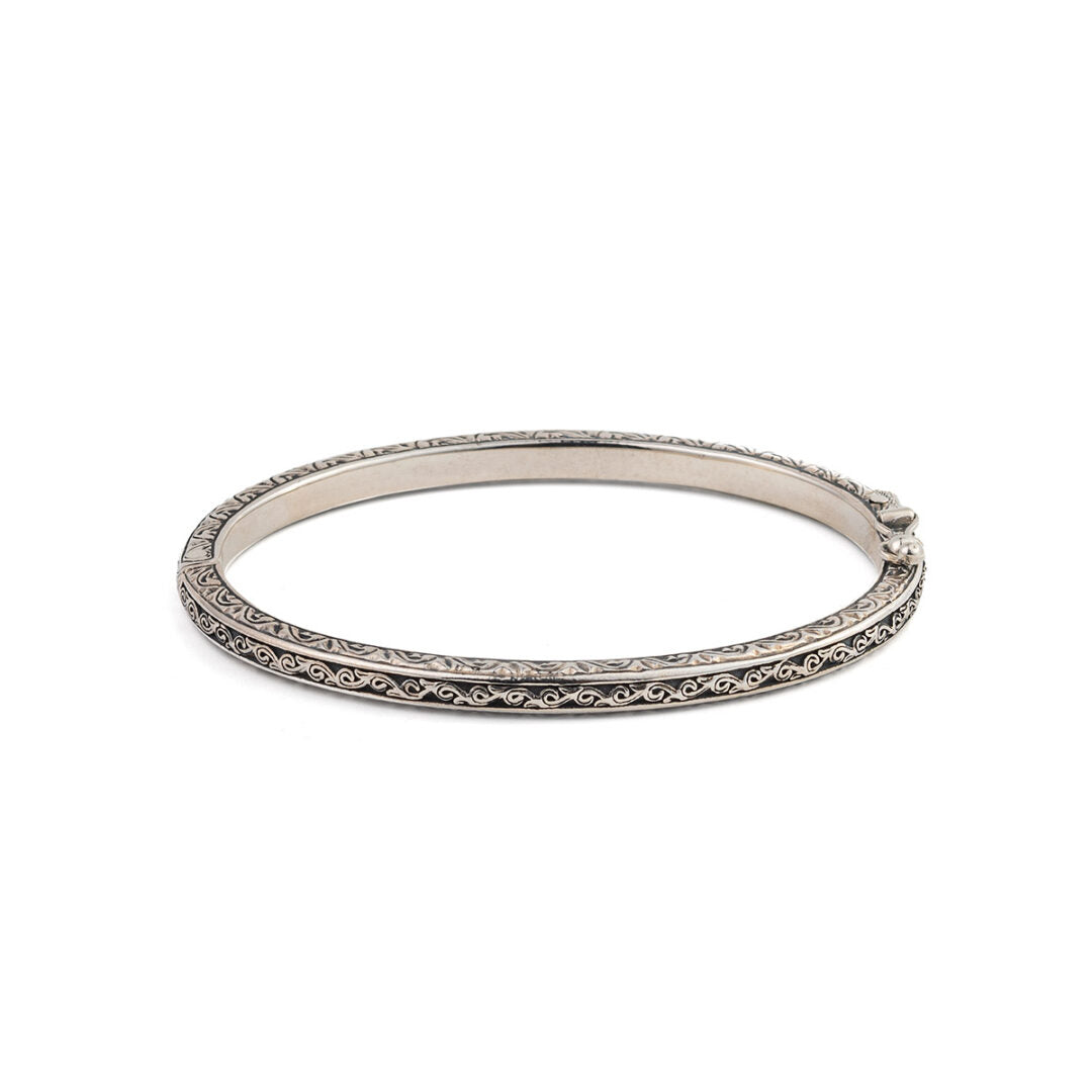 Gerochristo - Bangle Bracelet in Sterling Silver