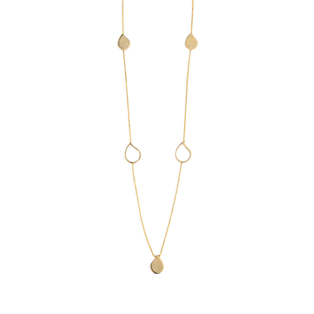 Drop Necklace - 14K Yellow Gold