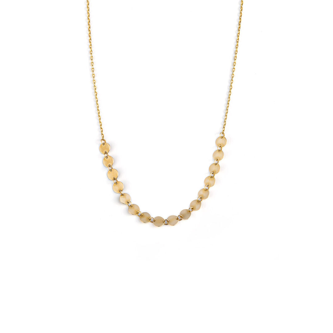 Κολιέ Αλυσίδα από Κίτρινο Χρυσό 14 Καρατίων