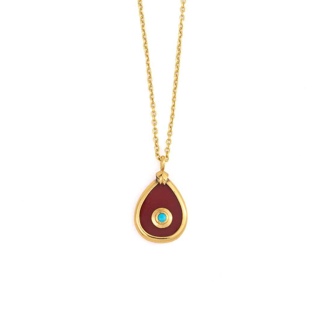Sterling Silver Marquise Pendant Necklace