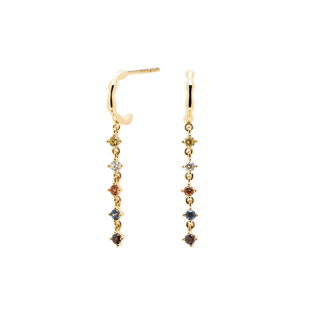 PD Paola Sage Gold Earrings
