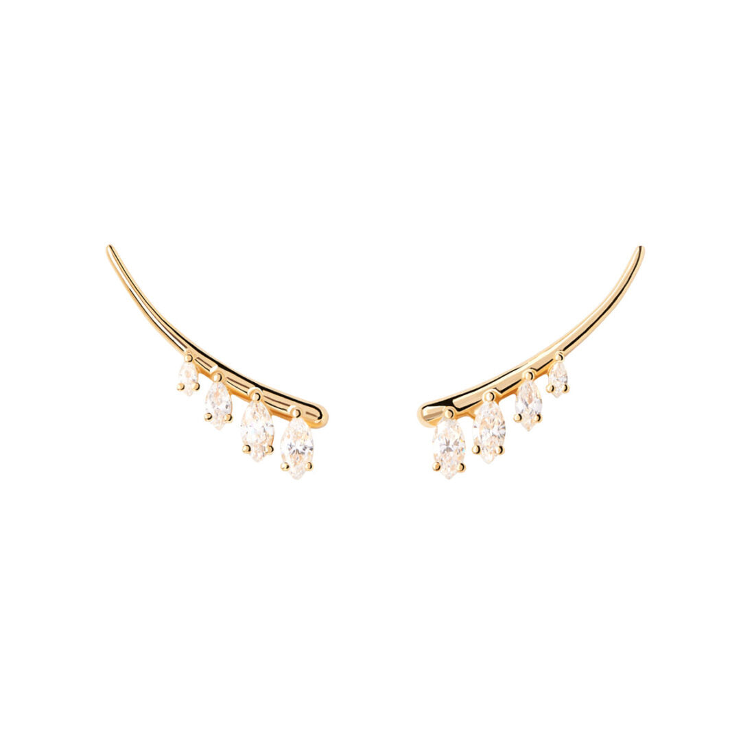 PD Paola Aqua Climbing Earrings