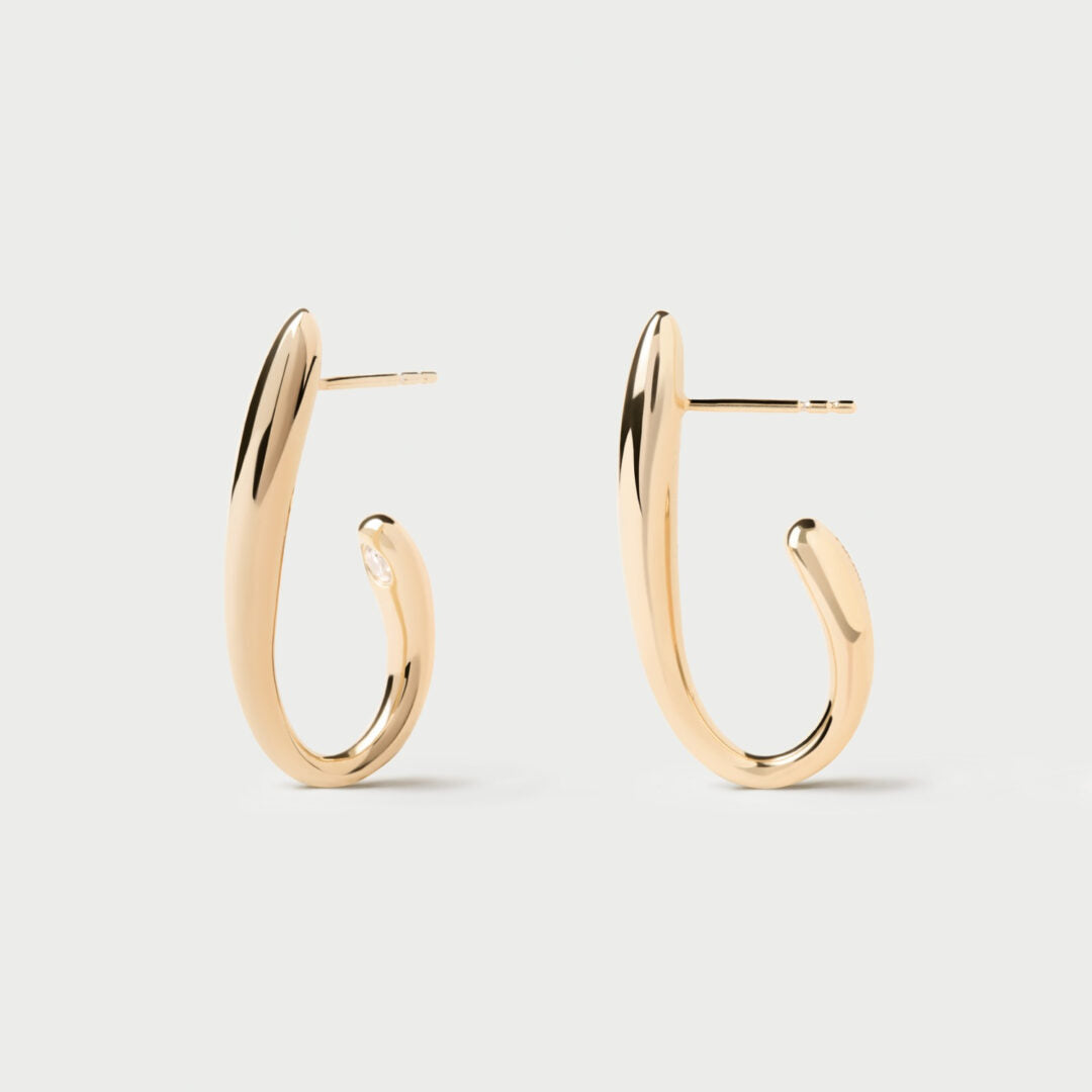 PDPAOLA Volta hoops earrings