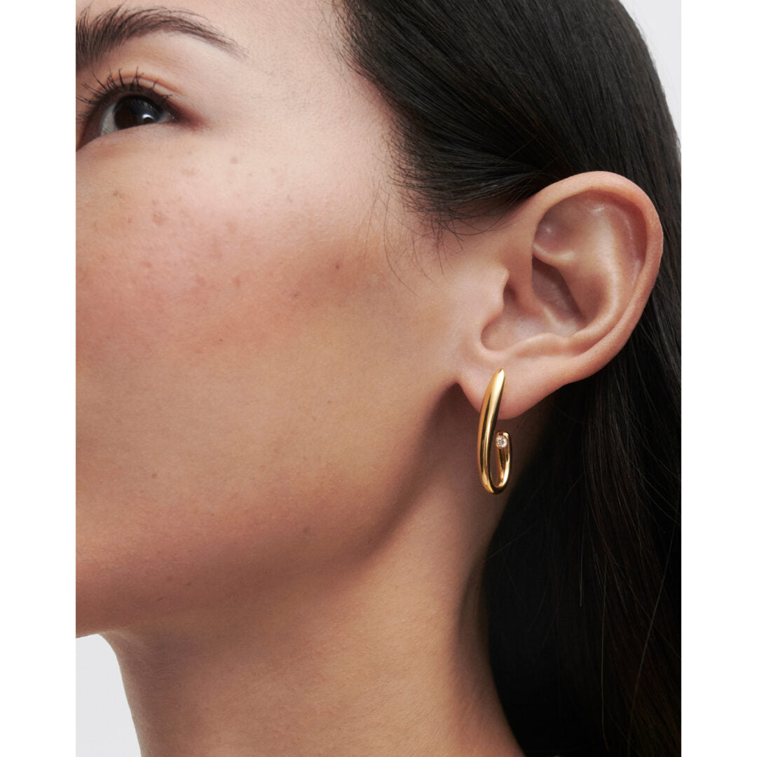 PDPAOLA Volta hoops earrings
