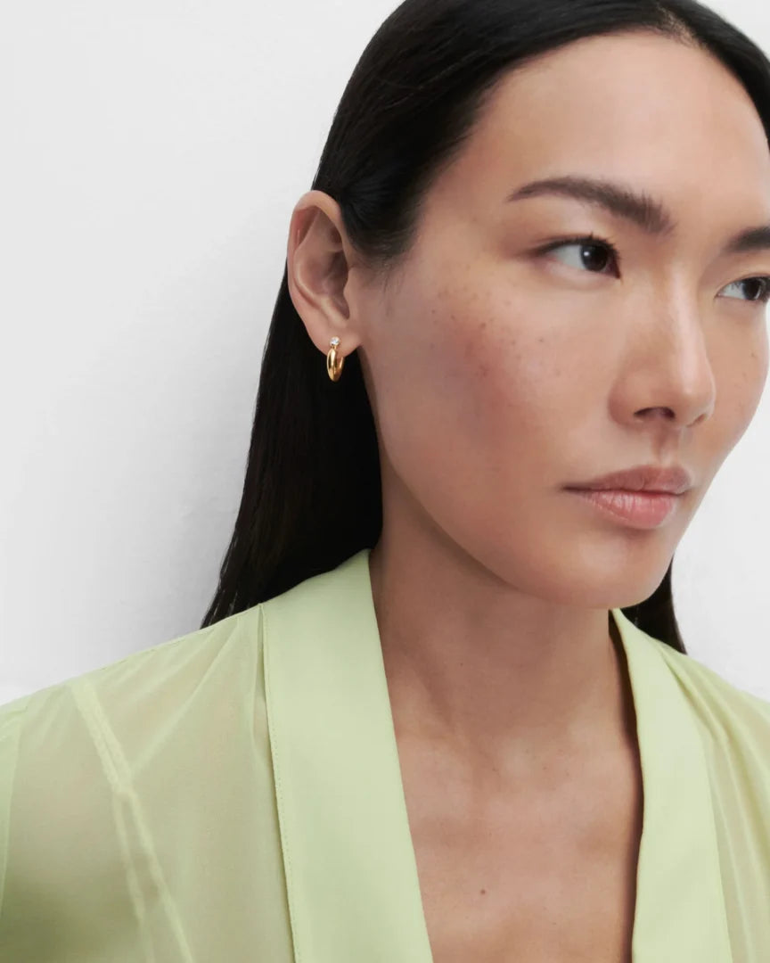 PDPAOLA Becca hoops earrings
