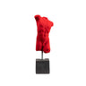 Male Body Statue – Classical Sculpture — Red