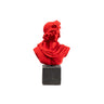 Apollo Bust Statue – Classical Greek Mythology Sculpture — Red