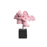 Statue of Eros and Psyche – Classical Greek Mythology Sculpture — Pink