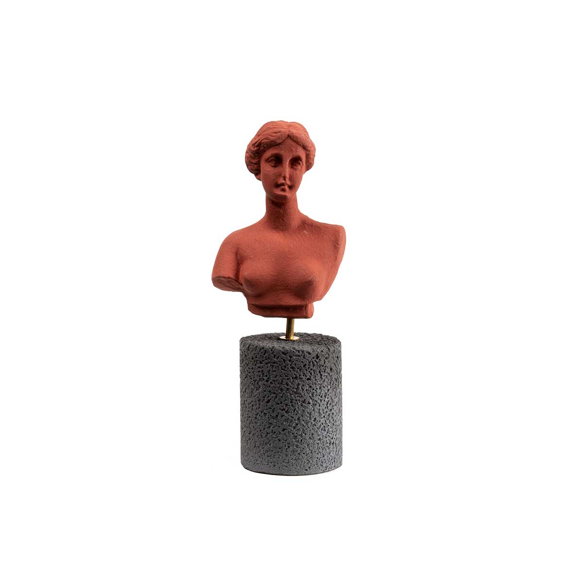 Aphrodite Greek Goddess Bust Statue – Classical Sculpture Décor — Brown