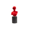 Aphrodite Greek Goddess Bust Statue – Classical Sculpture Décor — Red