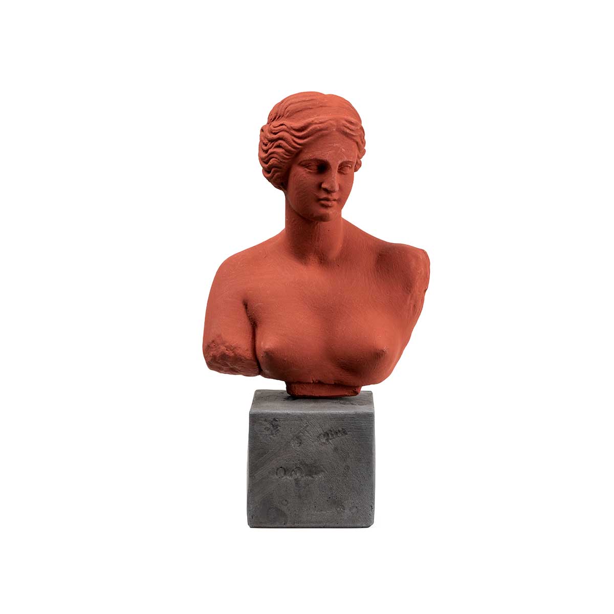 Aphrodite Bust Statue – Greek Goddess of Love & Beauty Sculpture — Brown