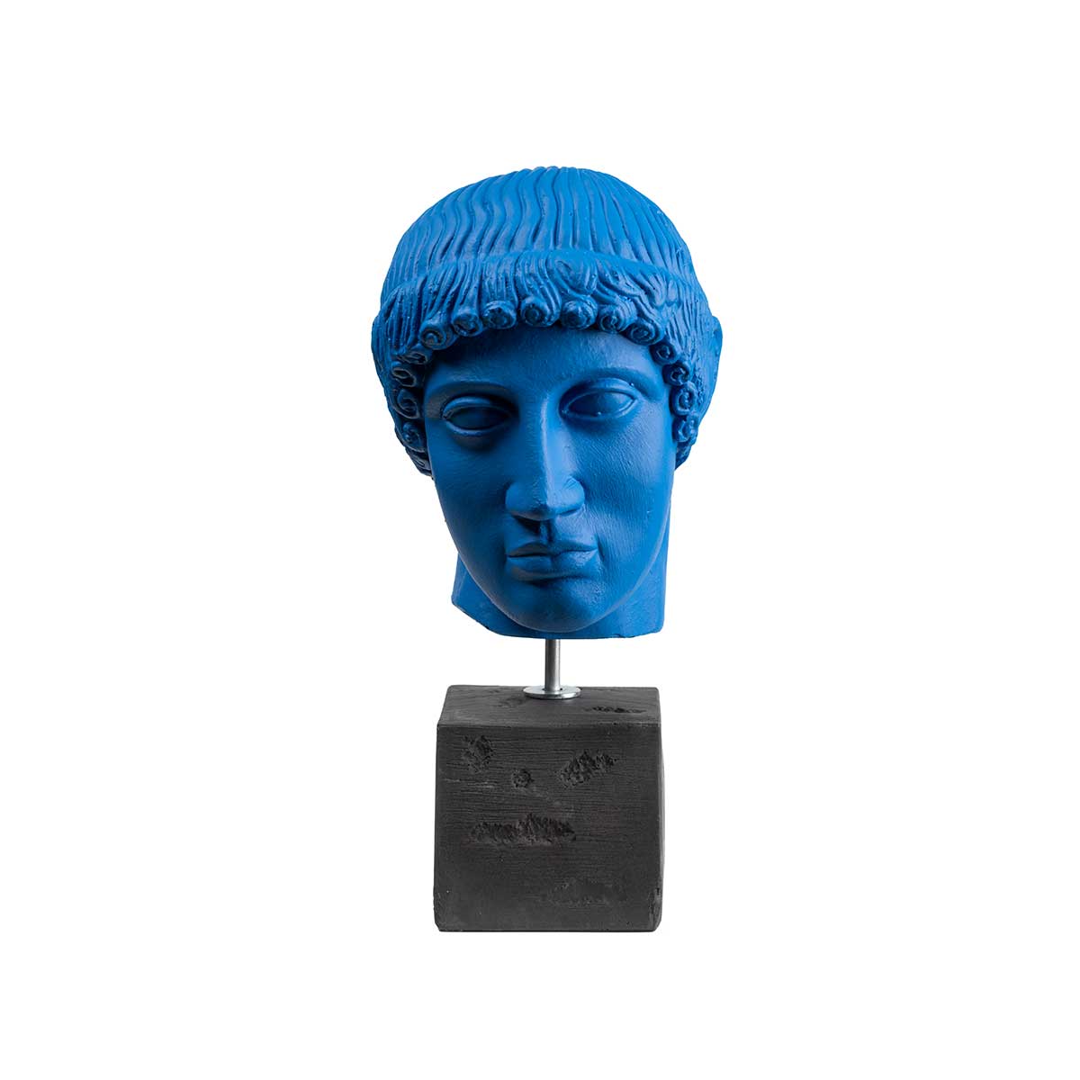 Apollon Olympia Statue – Classical Greek Mythology Sculpture — Blue
