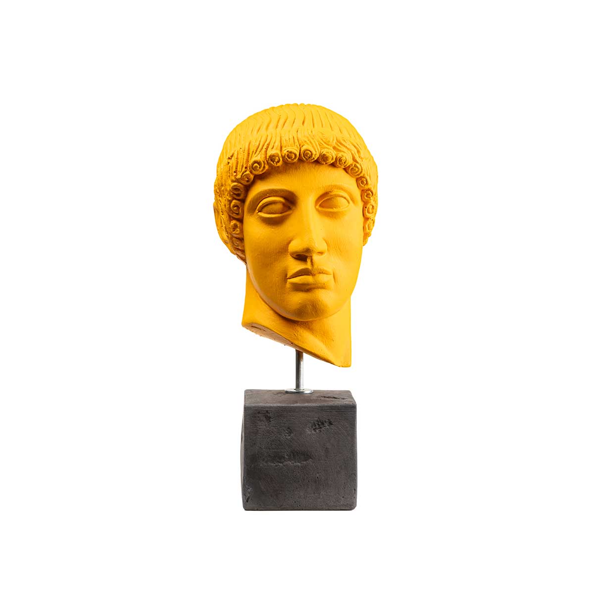 Apollon Olympia Statue – Classical Greek Mythology Sculpture — Yellow