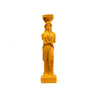 Caryatid Statue – Maiden Female Figure – Erechtheion Acropolis of Athens — Yellow