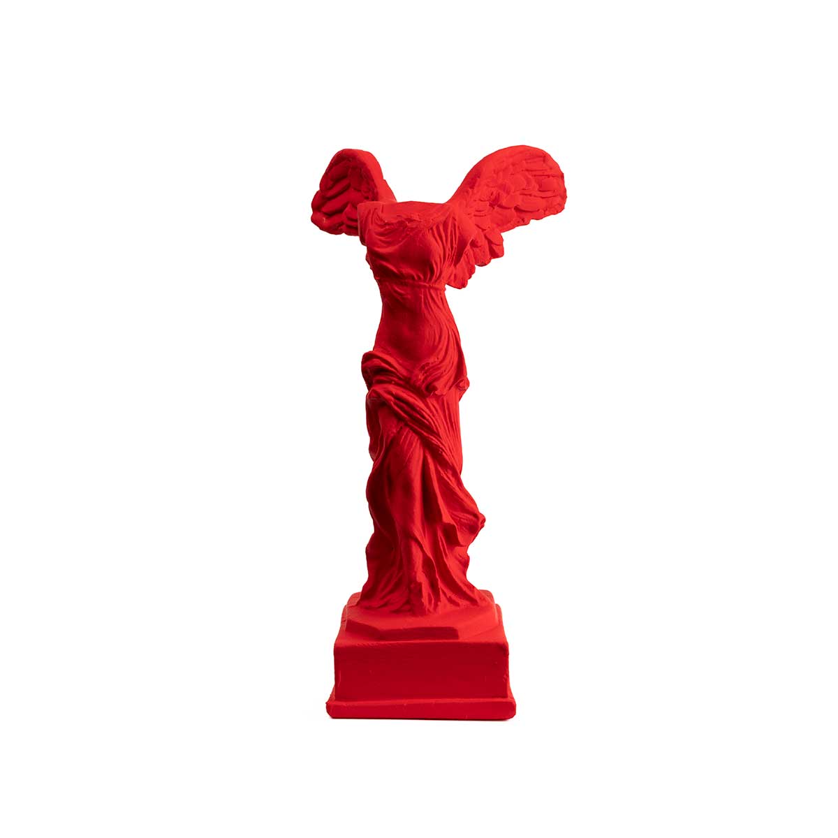 Nike of Samothrace Statue – Winged Victory of Samothrace Sculpture — Red
