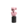 Artemis Greek Goddess Bust Statue – Classical Mythology Sculpture Décor — Pink