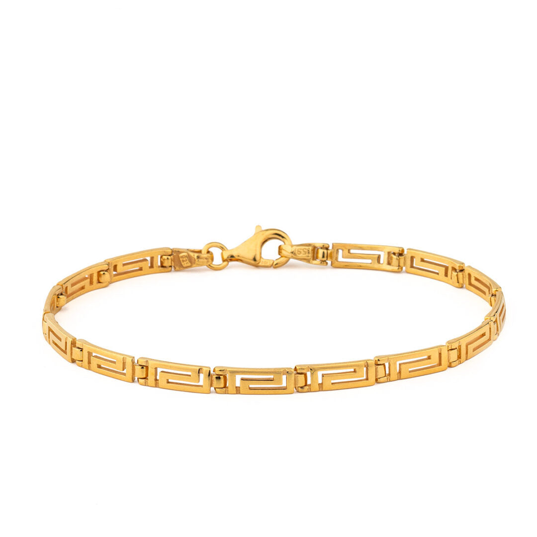 Greca Link Bracelet – 925 Sterling Silver