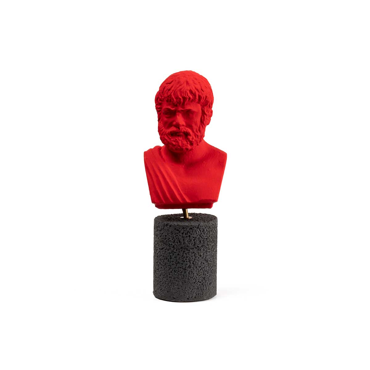 Platon Bust Statue – Classical Greek Philosopher Sculpture — Red