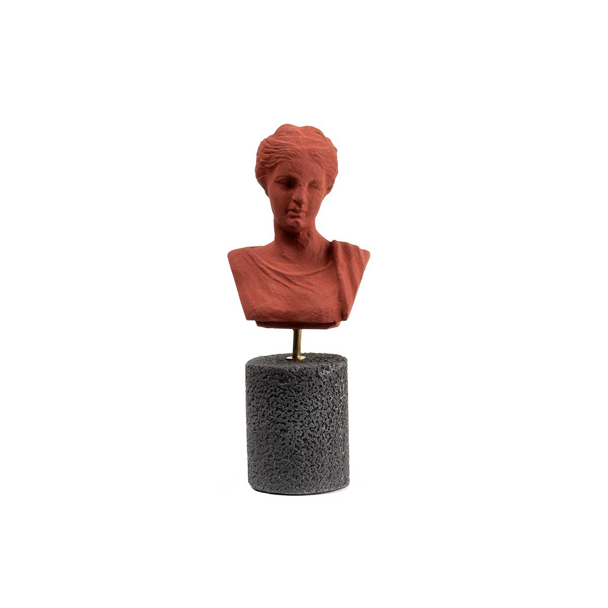Hygeia Bust Sculpture – Classical Greek Goddess of Health & Wellness — Brown