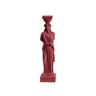 Caryatid Small Statue – Maiden Female Figure – Erechtheion Acropolis of Athens — Bordo