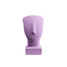 Cycladic Head Figurine – Ancient Aegean Inspired Sculpture — Lilac
