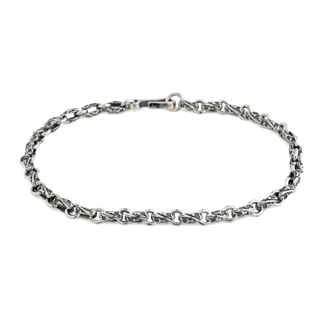 Men’s Silver Curb Chain Bracelet