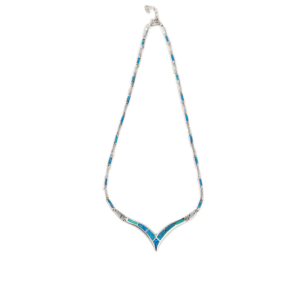 Meander Opal Necklace