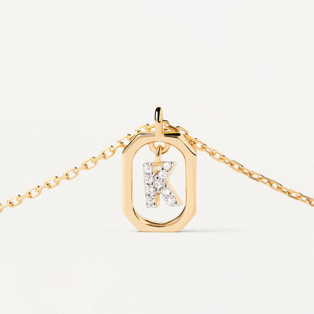 PD Paola Mini Letter K Necklace