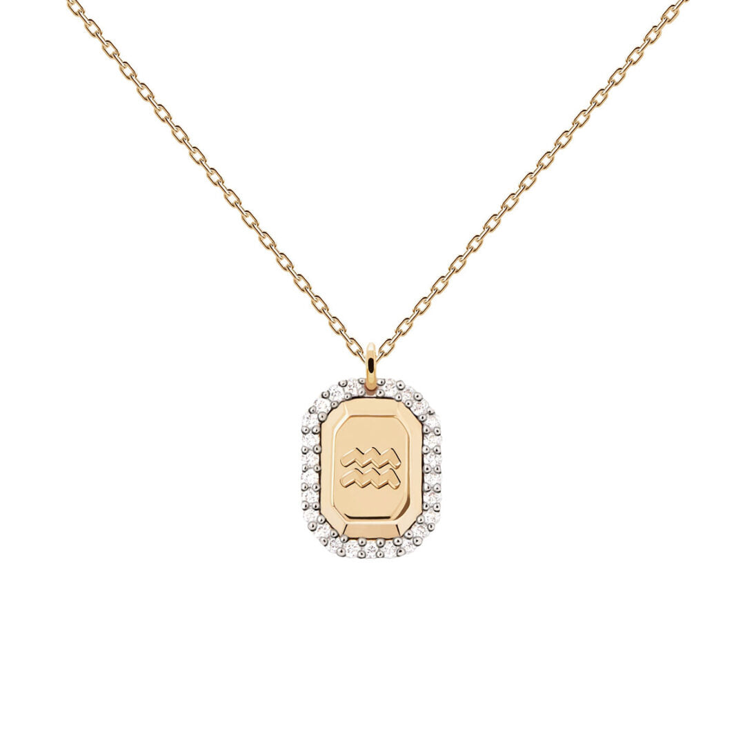 PD Paola Aquarius Gold Necklace